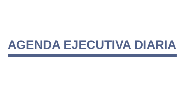 Agenda Ejecutiva Diaria