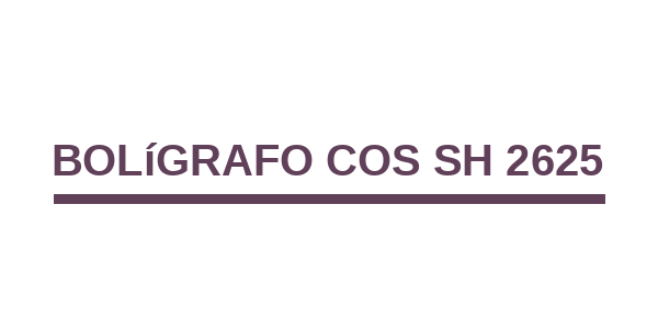 Bolígrafo Cos SH 2625