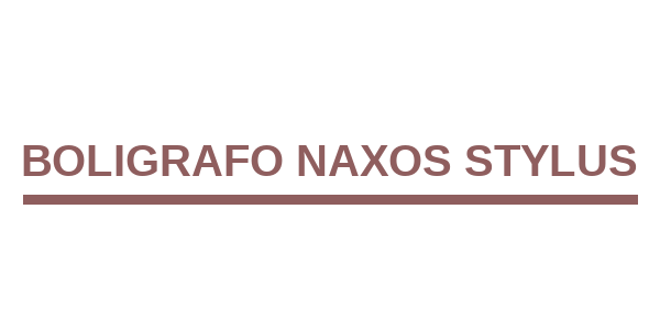 Boligrafo Naxos Stylus