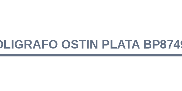 Boligrafo Ostin Plata BP8749C