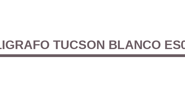 Boligrafo Tucson Blanco ES0740