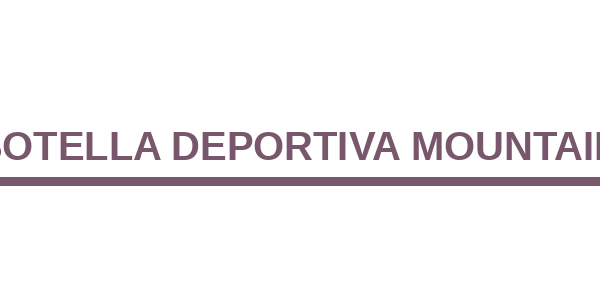 Botella Deportiva Mountain