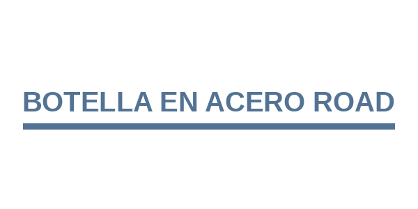Botella en Acero Road