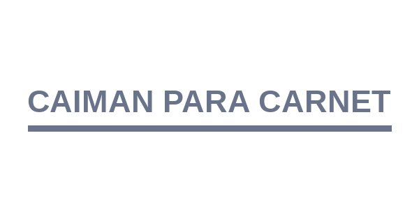 Caiman para Carnet