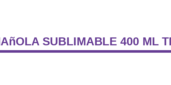 Caramañola Sublimable 400 ml TMG-JB2