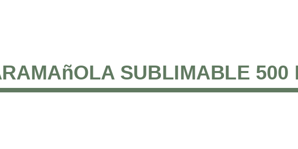 Caramañola Sublimable 500 ml
