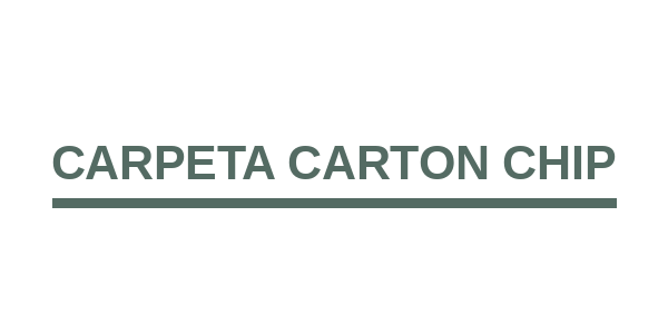 CARPETA CARTON CHIP