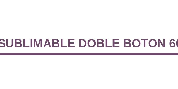 Cilindro Sublimable Doble Boton 600ml W150