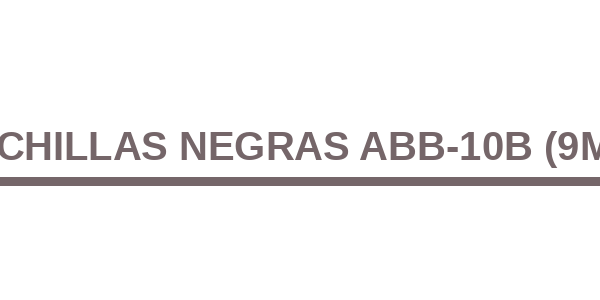 Cuchillas negras ABB-10B (9mm)