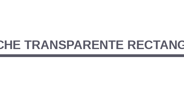 Estuche Transparente Rectangular