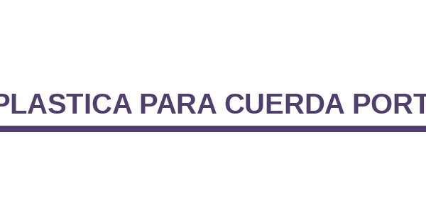 Gancho Plastica para Cuerda PortaCarnet