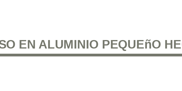 Hueso en aluminio pequeño HE0310