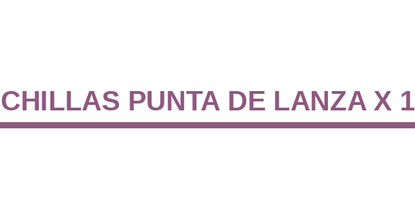 KB4-S/100 Cuchillas Punta de Lanza x 100 Unidades