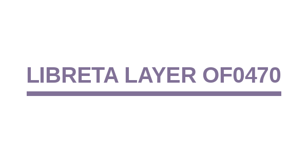 Libreta Layer OF0470