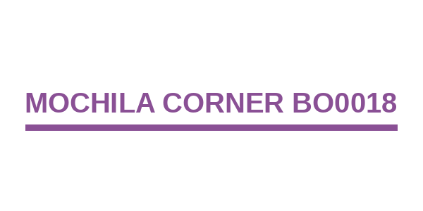 Mochila Corner BO0018