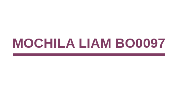 Mochila Liam BO0097