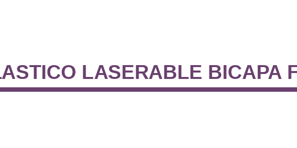 Plastico Laserable Bicapa F/B