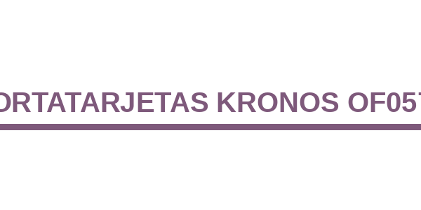 Portatarjetas Kronos OF0578