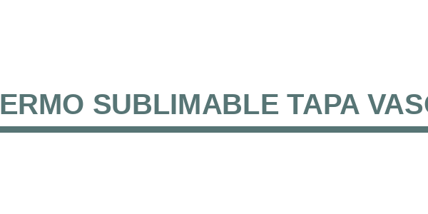 Termo Sublimable Tapa Vaso