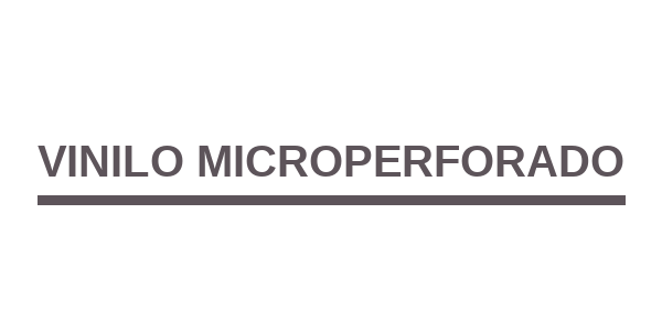 VINILO MICROPERFORADO