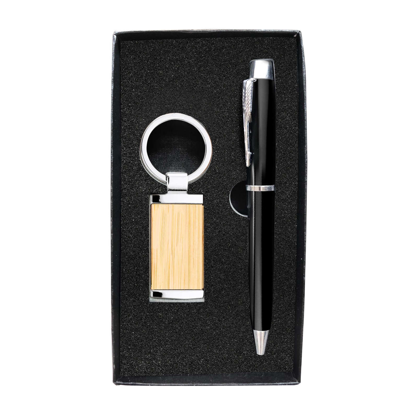 Set Boligrafo y Llavero Bambo